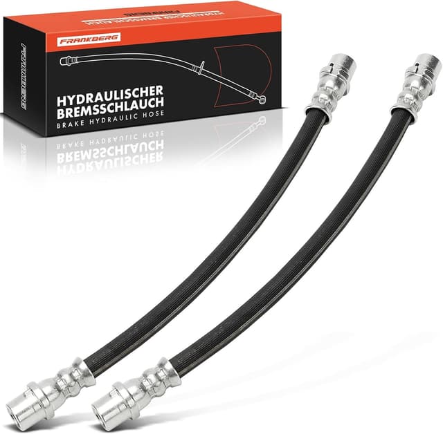 Detalle de Frankberg 2x Bremsschlauch hinten (217 mm) – kompatibel u. a. mit Corsa, Astra G, Astra H und Zafira A
