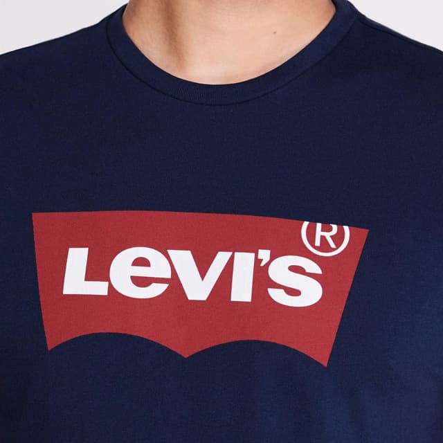 Detalle 2 de Levi's Graphic Set-in Neck Homme T-shirt Dress Blues (S)