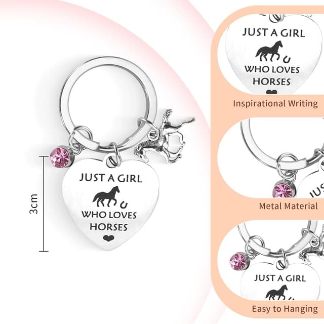 Detalle de Horse stationery set for girls, A6 notebook