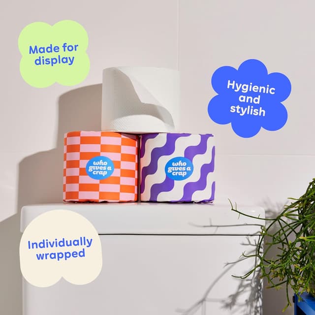 Thumbnail 5 de Who Gives A Crap 100% Recycled Toilet Roll