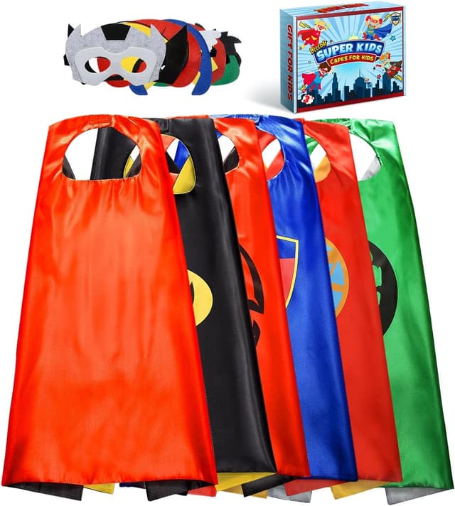 Imagen de Kids Themed Capes and Mask 3-6 Years en OfertitasTOP
