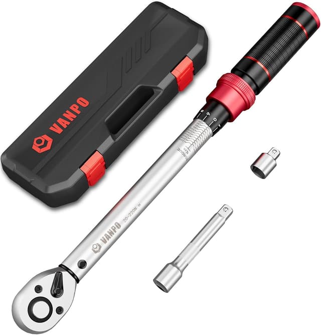 Detalle de VANPO torque wrench 1/2" 20-220Nm