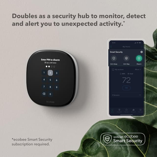 Detalle de ecobee Smart Thermostat Enhanced wifi 90%