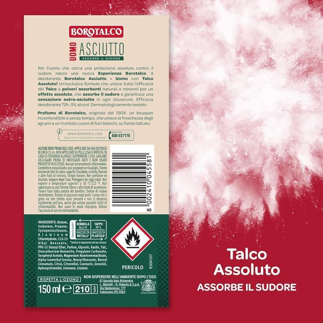 Thumbnail 1 de Borotalco Deodorante Uomo Spray 72h