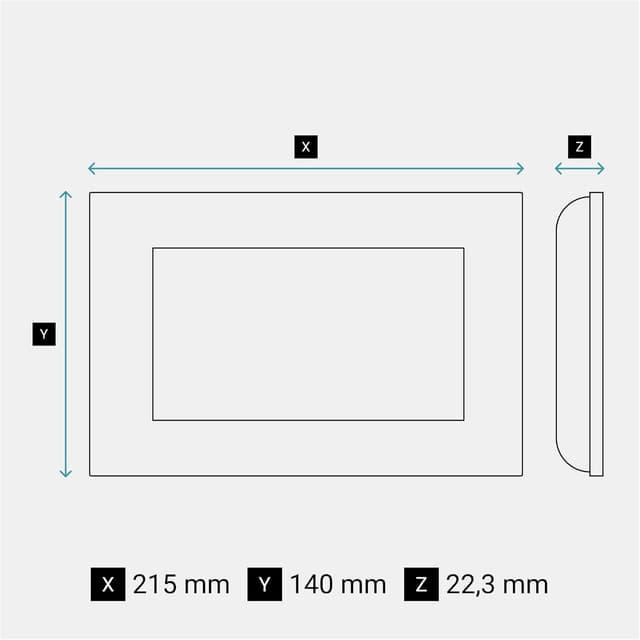 Detalle 2 de Legrand 360910 Kit Videoportero Wi-Fi 7" y Cámara Gran Angular 📹