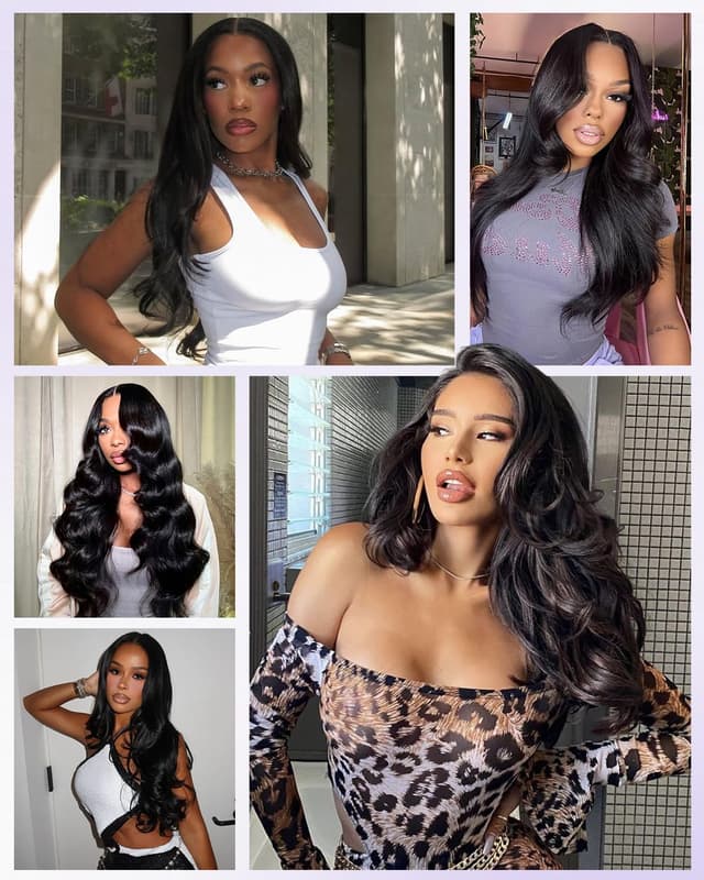 Thumbnail 6 de luvobo 5x5 HD Lace Closure Wig (Human Hair, 28 Inch) with Ultra-Thin Invisible HD Lace