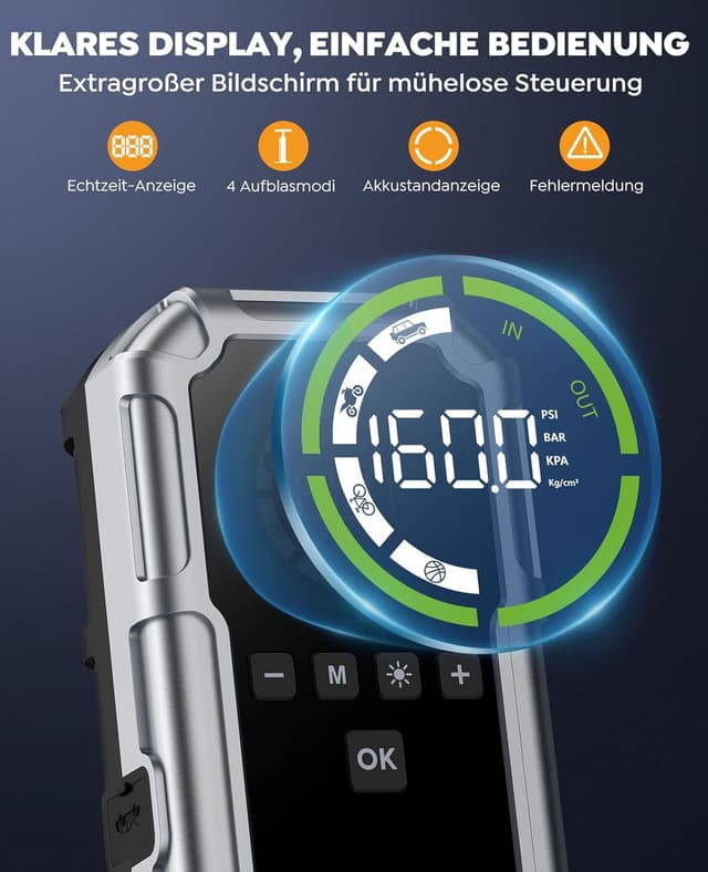 Thumbnail 5 de 8000A Starthilfe Powerbank 20000mAh für Auto ⛽