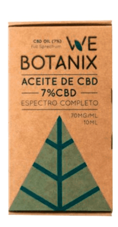 Detalle de WeBotanix Aceite de CBD 7% 10 ml, 700 mg