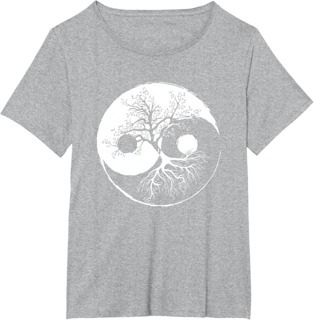 Thumbnail 4 de Yin et Yang Arbre Balance T-Shirt