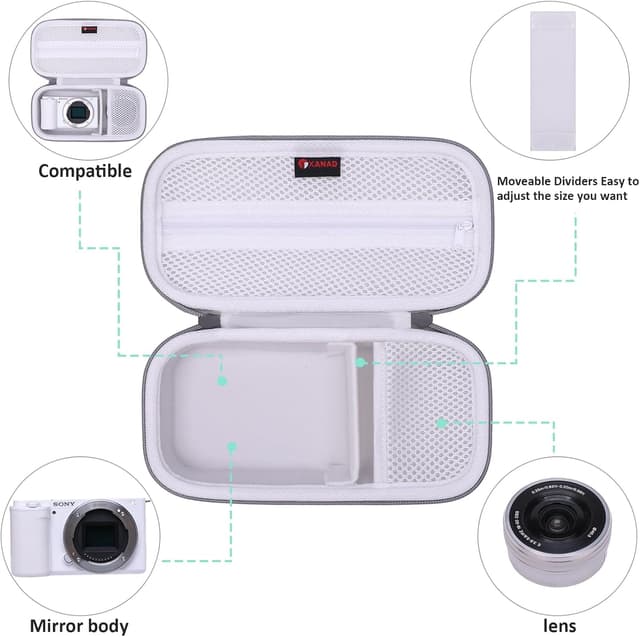 Detalle de XANAD hard case for Sony mirrorless cameras