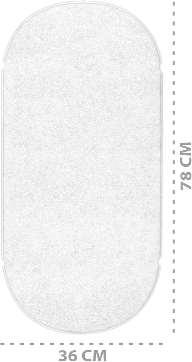 Detalle de Coprimaterasso impermeabile per lettino singolo e culla 35x78 cm (antiacaro, lavabile) – copri protegge materasso per Bambini e topper
