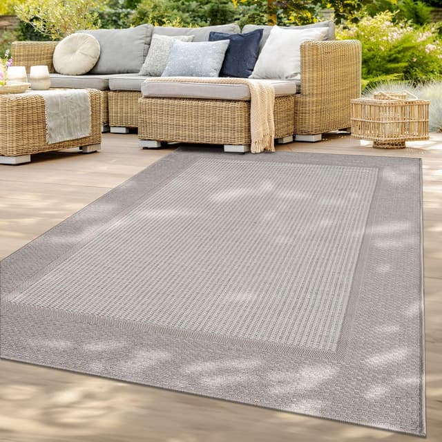 Imagen de TT Home Teppich 300x400 cm Beige Creme wetterfest en OfertitasTOP