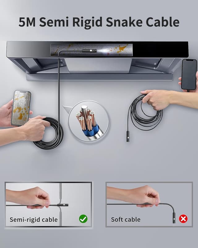 Thumbnail 6 de Dual Lens Endoskopkamera 1080P HD