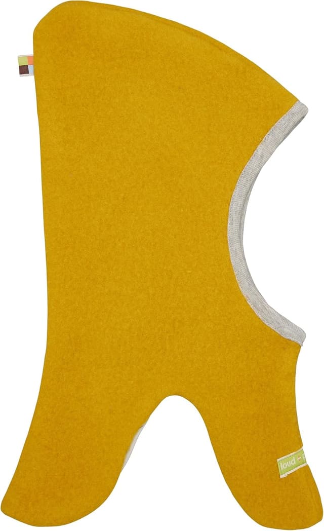 Detalle de Loud + Proud Unisex Kinder-Sturmhaube zum Schlupfen aus Wollfleece (GOTS-zertifiziert)