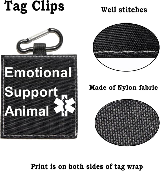 Detalle 2 de Therapy Service Dog Hanging ID Patch 7.8cm