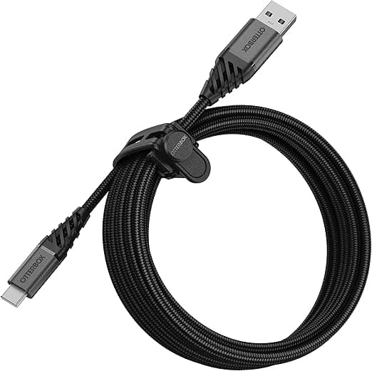 Detalle de Otterbox Cable Reforzado Nylon USB-A a USB-C, 3M ⚡