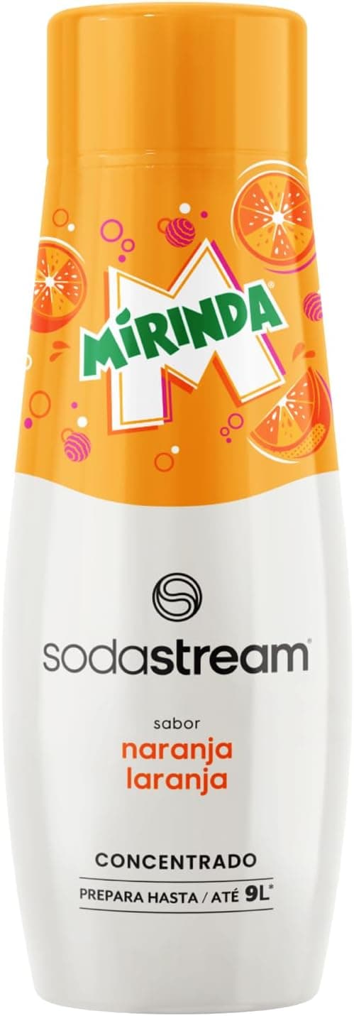 Detalle de SodaStream - Concentrado de Refresco Sabor Mirinda 440 ml 🥤