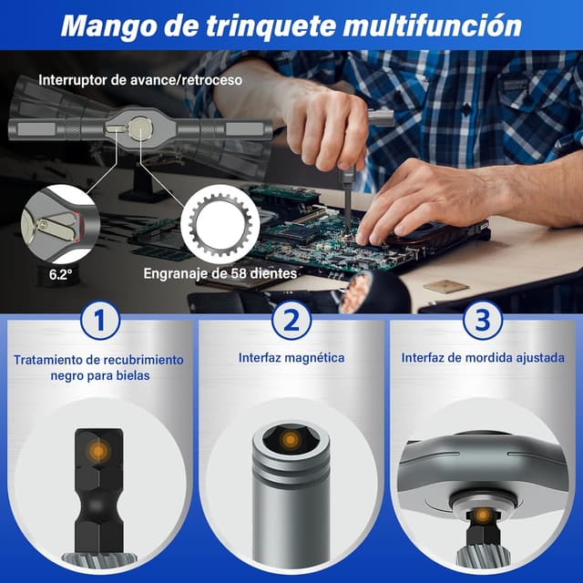 Thumbnail 2 de Koeutoze Juego de destornilladores 42 en 1