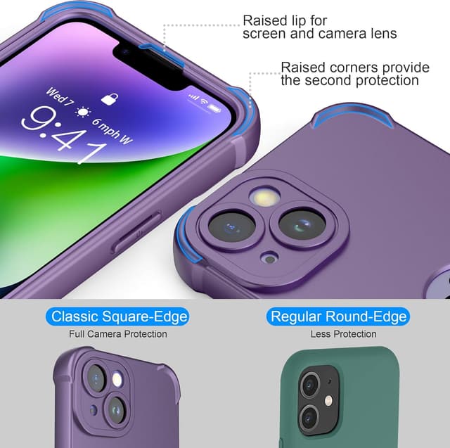 Detalle de ORETECH iPhone 14 case, 6.1 inch shockproof