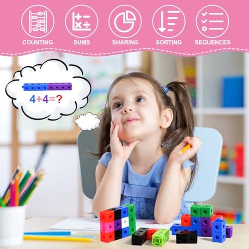 Thumbnail 6 de HOTUT Cubos para Juego Matemático 100 piezas