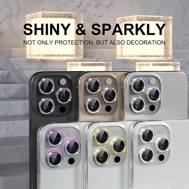 Thumbnail 6 de Choiche iPhone 16 Pro Camera Lens Protector 9H