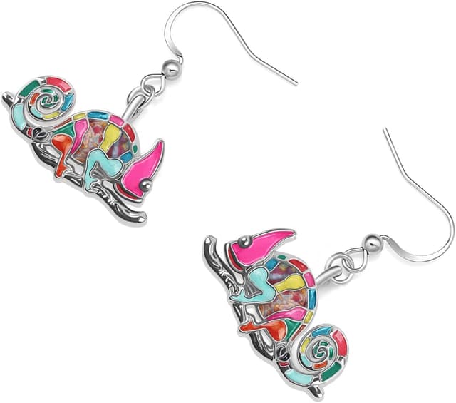 Detalle de Boucles d’oreilles dinosaures 22 x 25 mm