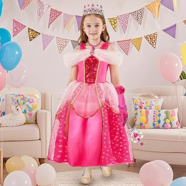 Thumbnail 4 de MELAND Princess Sleeping Light Up Dress 3-10 yrs