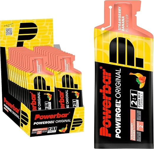 Detalle de Powerbar PowerGel Original Fresa-Banana 24x41g - Energía 🍓