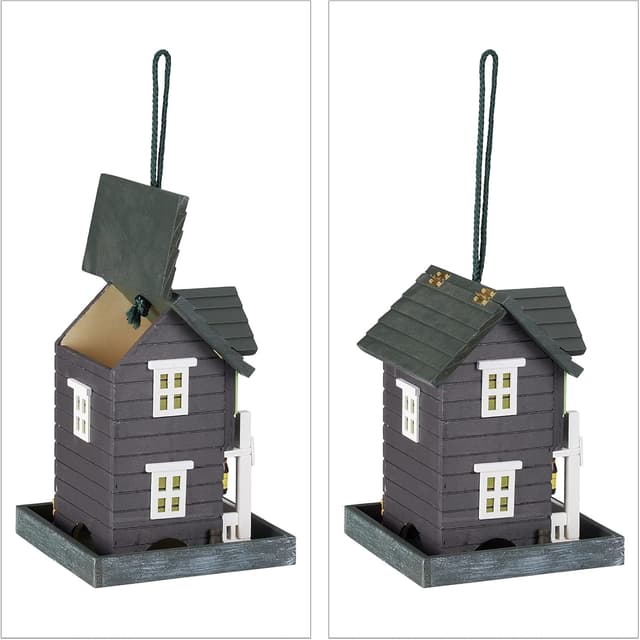 Thumbnail 5 de Relaxdays Mangiatoia per Uccelli 23,5x18x18 cm