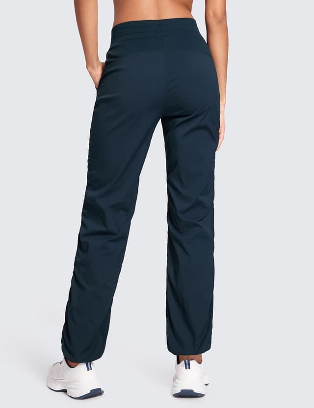 Detalle de CRZ YOGA pantaloni casual leggeri da donna con tasche e coulisse