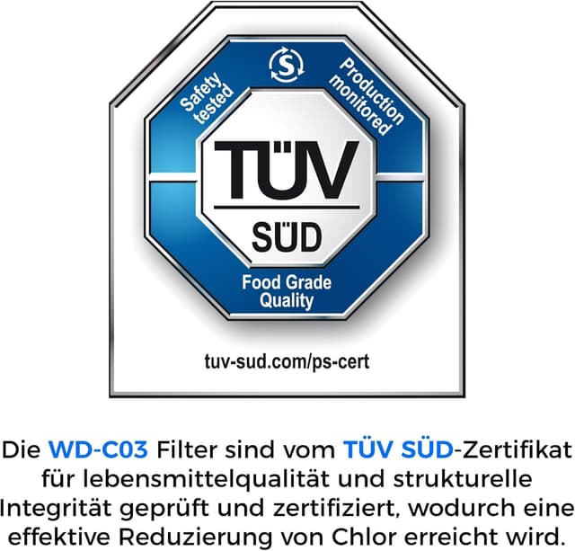 Detalle 2 de Waterdrop Ersatzwasserfilter für Blue/71312 Blue & Jura ENA/IMPRESSA (TÜV SÜD zertifiziert) – 6 Stück