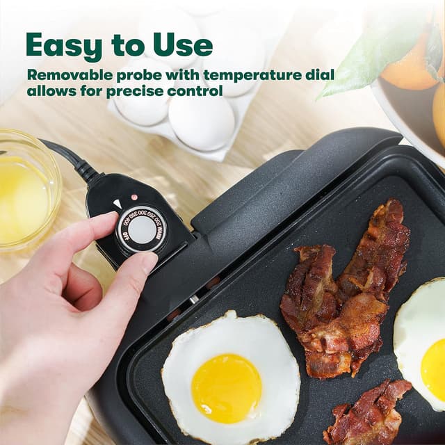 Thumbnail 4 de bella Electric Griddle with Warming Tray
