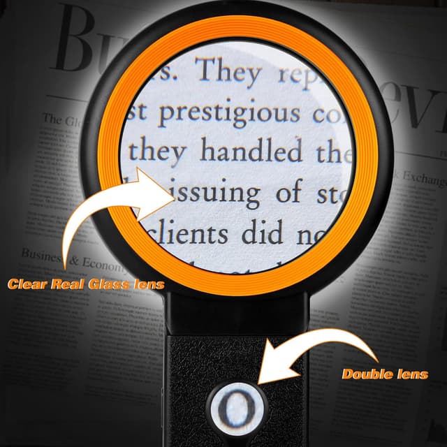 Thumbnail 6 de Lupe 18 LEDs faltbar mit StĂ€nder und Licht đ