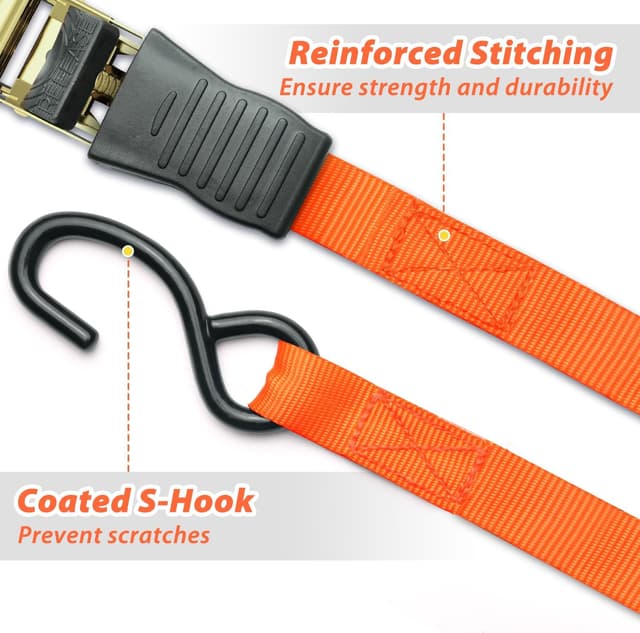 Thumbnail 2 de Ohuhu Ratchet Straps 4 Pack