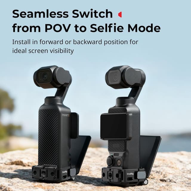 Detalle de SMALLRIG 5581 Support magnétique pour DJI Osmo Pocket 3, orientable jusqu’à 230°