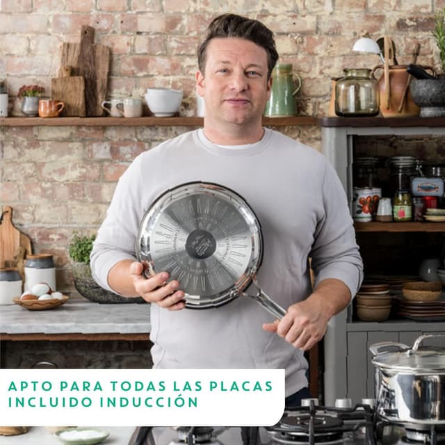 Thumbnail 4 de Tefal Jamie Oliver Sartén 20 cm, Titanio, fácil limpieza 🥘