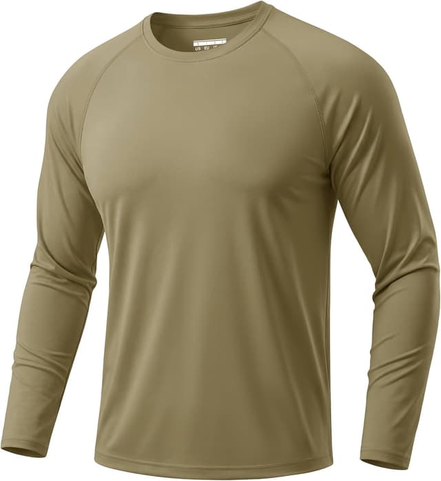 Detalle de TACVASEN Herren UPF 50+ UV-Schutz Langarmshirt für Outdoor & Rashguard
