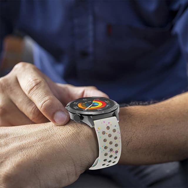 Detalle de 22mm Sport Watch Strap for Garmin Vivoactive 4 & Venu 4 (silicone TPU replacement band)