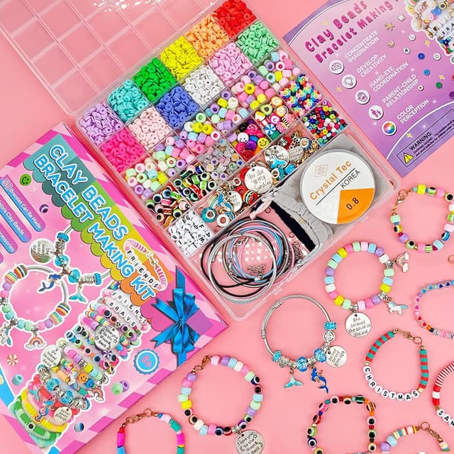 Thumbnail 1 de leitait Girls Toys Bracelet Making Kit 3400pcs jewelry kit