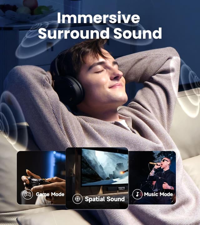 Detalle de Edifier WH950NB Gen 2 noise cancelling headphones