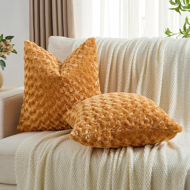 Detalle 2 de Ystyle housse de coussin 40x40 cm, lot de 2