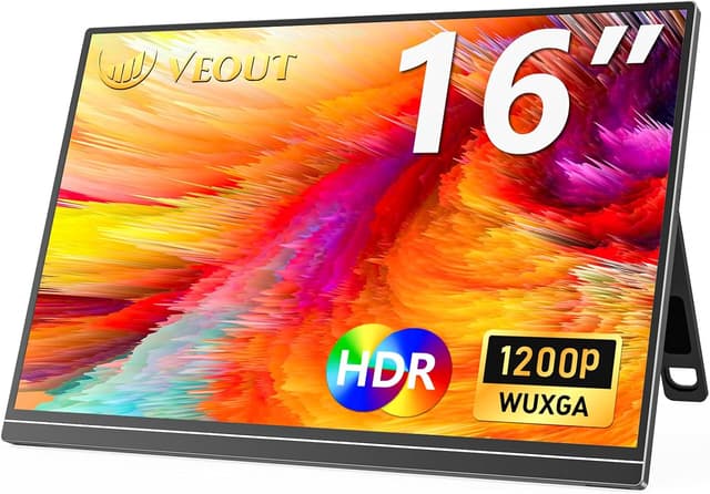 Detalle de Veout 16 Zoll Portable Monitor mit IPS