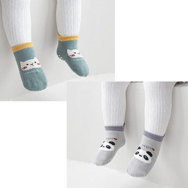 Thumbnail 3 de Exemaba Baby Non Slip Grips Ankle Socks 5 Pairs