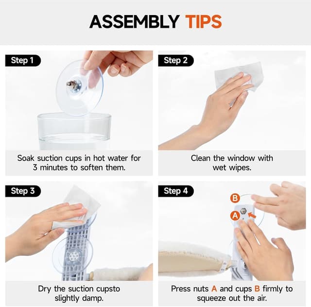 Thumbnail 6 de EDAGNY Cat Window Hammock 18kg perch