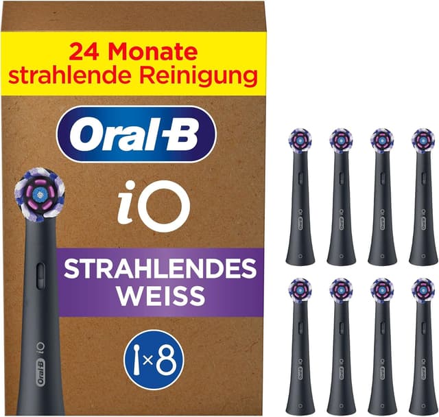 Imagen de Oral-B iO Aufsteckbürsten 8er Pack schwarz en OfertitasTOP