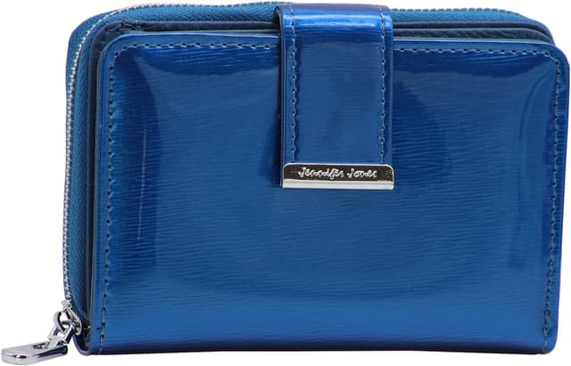 Imagen de Jennifer Jones Geldbörse Blau Echtleder en OfertitasTOP