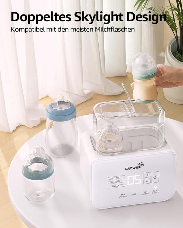 Thumbnail 5 de GROWNSY Flaschenwärmer 9‑in‑1 Babyflaschenwärmer