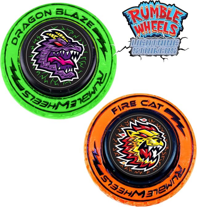Thumbnail 1 de Cepia LLC Rumble Wheels Lightning Strikers 2-Pack rip‑cord racers