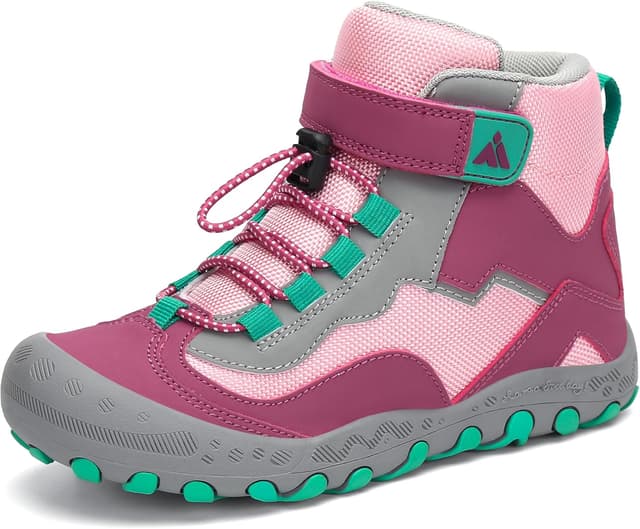 Detalle de Mishansha Kinder Wanderschuhe & Trekkingstiefel mit Zehenschutz