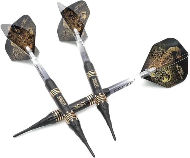 Detalle de CUESOUL Fléchettes de Luxe à pointe douce (16 g) avec étui